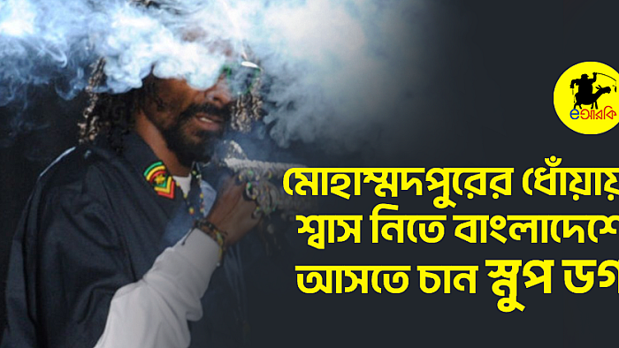 মোহাম্মদপুরের ধোঁয়ায় শ্বাস নিতে বাংলাদেশে আসতে চান স্নুপ ডগ