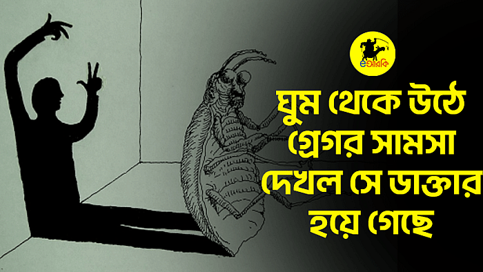 ঘুম থেকে উঠে গ্রেগর সামসা দেখল সে ডাক্তার হয়ে গেছে