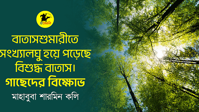 বাতাসশুমারীতে সংখ্যালঘু হয়ে পড়েছে বিশুদ্ধ বাতাস। গাছেদের বিক্ষোভ